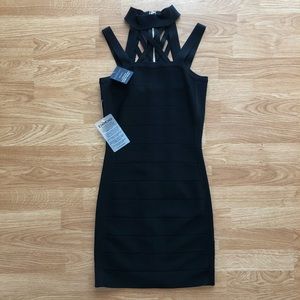 Bebe Black Bandage Dress